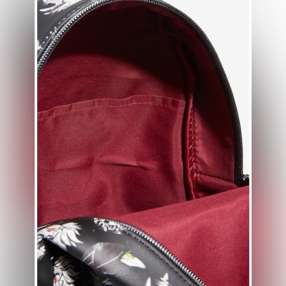LOUNGEFLY DISNEY VILLAINS DARK Villainess MINI BACKPACK! - Picture 4 of 5